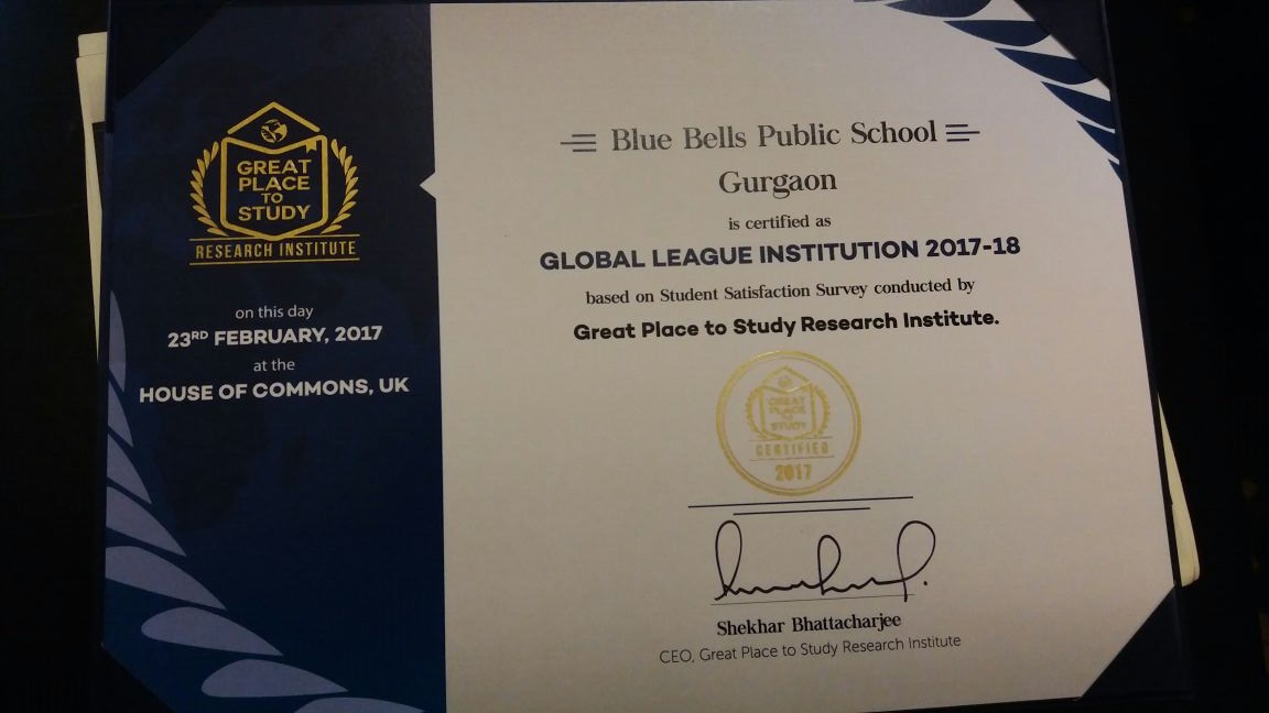  GLOBAL LEAGUE INSTITUTION CERTIFICATION-2017-18